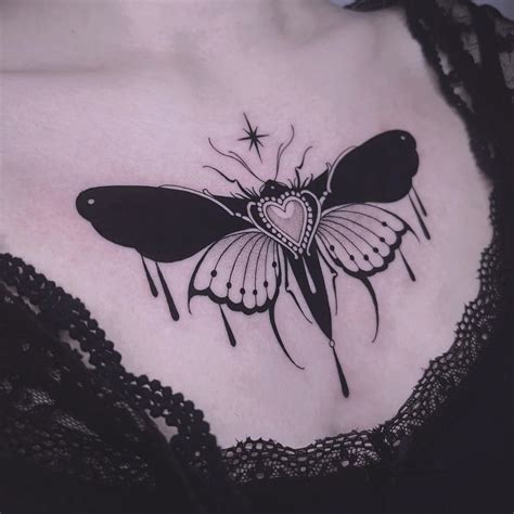 moth under breast tattoo|125 Trendy Underboob Tattoos You’ll Need to See